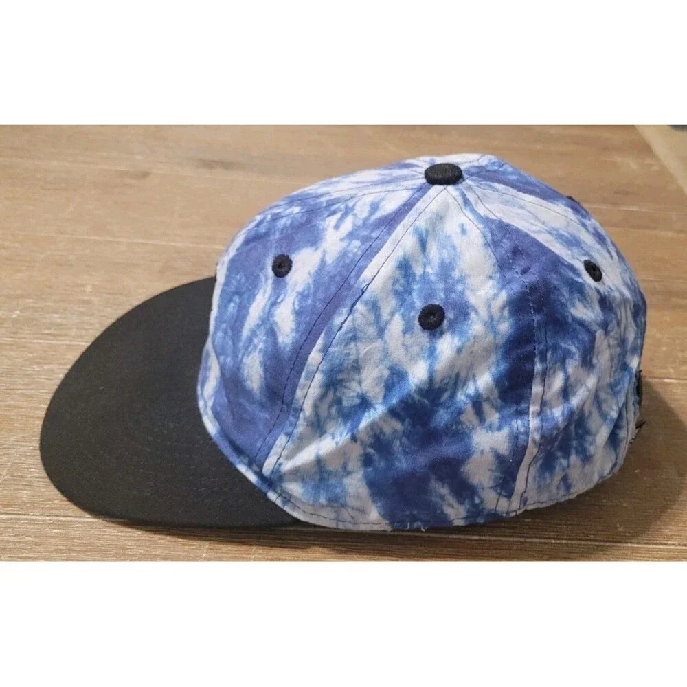 Nike SB Youth Hat Blue Tie Dye Flat Bill Snapback Cap Skateboard Skating